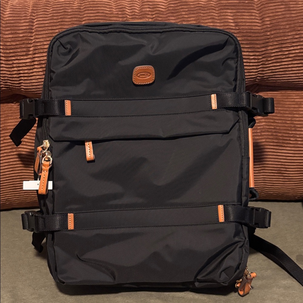 Bric’s black X-TRAVEL MONTAGNA BACKPACK new without tags - Picture 12 of 12